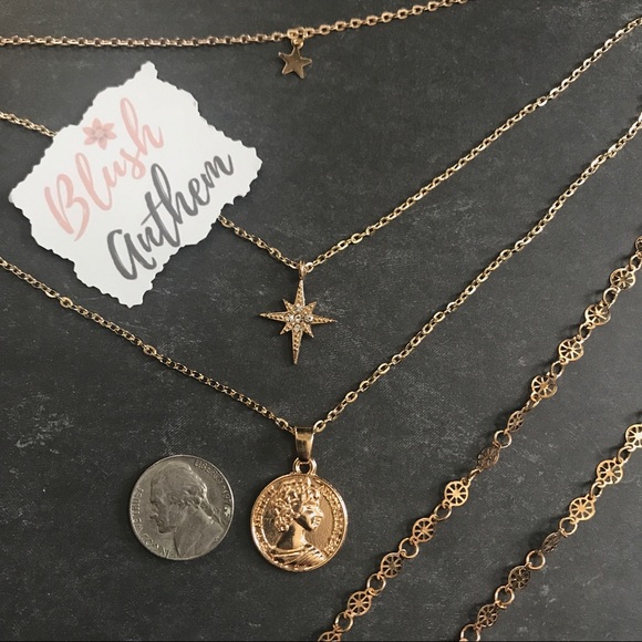 3 for $25⚡️layered star coin North Star necklace - Picture 8 of 8